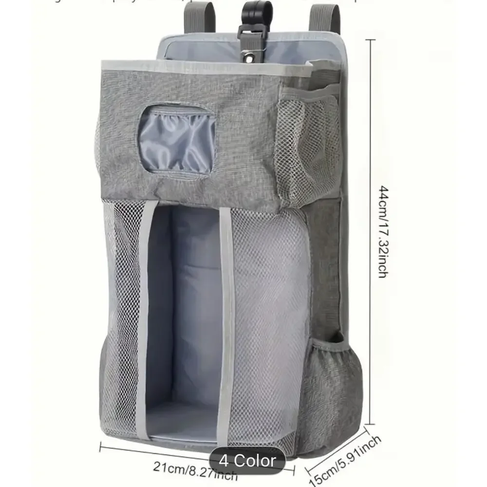 Hanging Diaper Caddy Organizer Baby Bedside Storage Bag Detachable Toy Storage